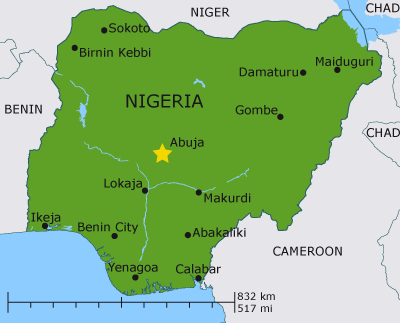 Map of Nigeria