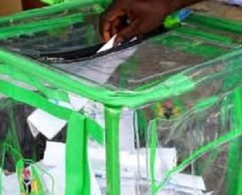Voting in INEC Box