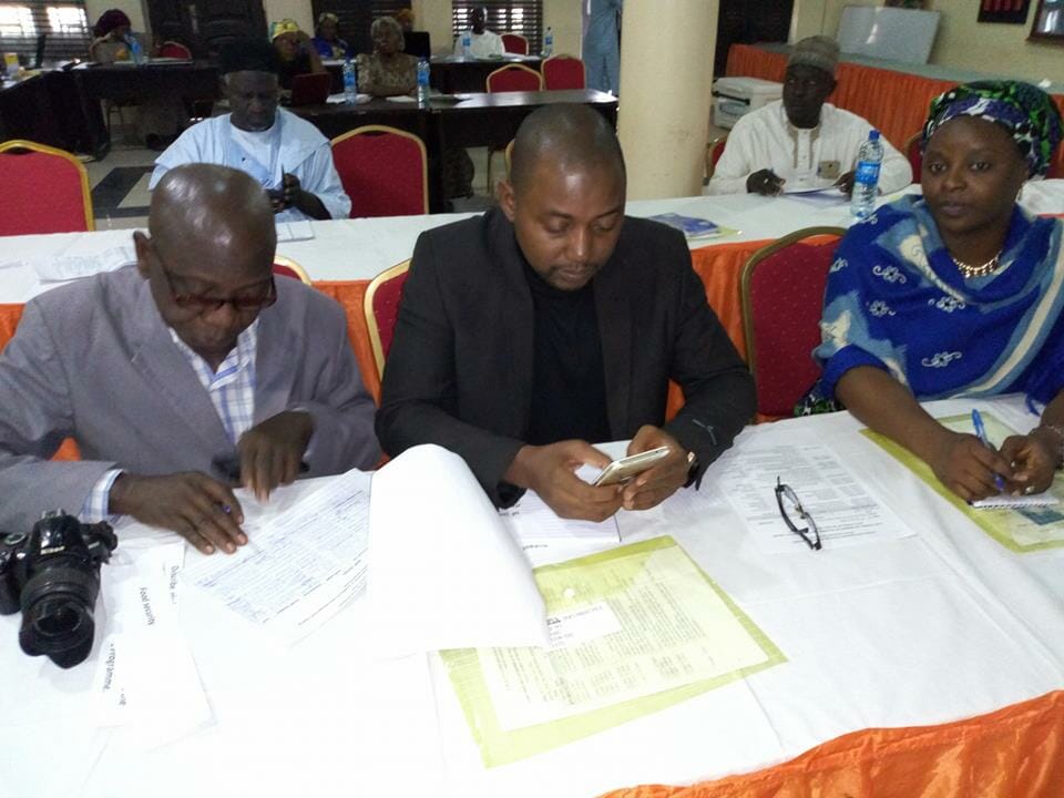 Journalists at a workshop