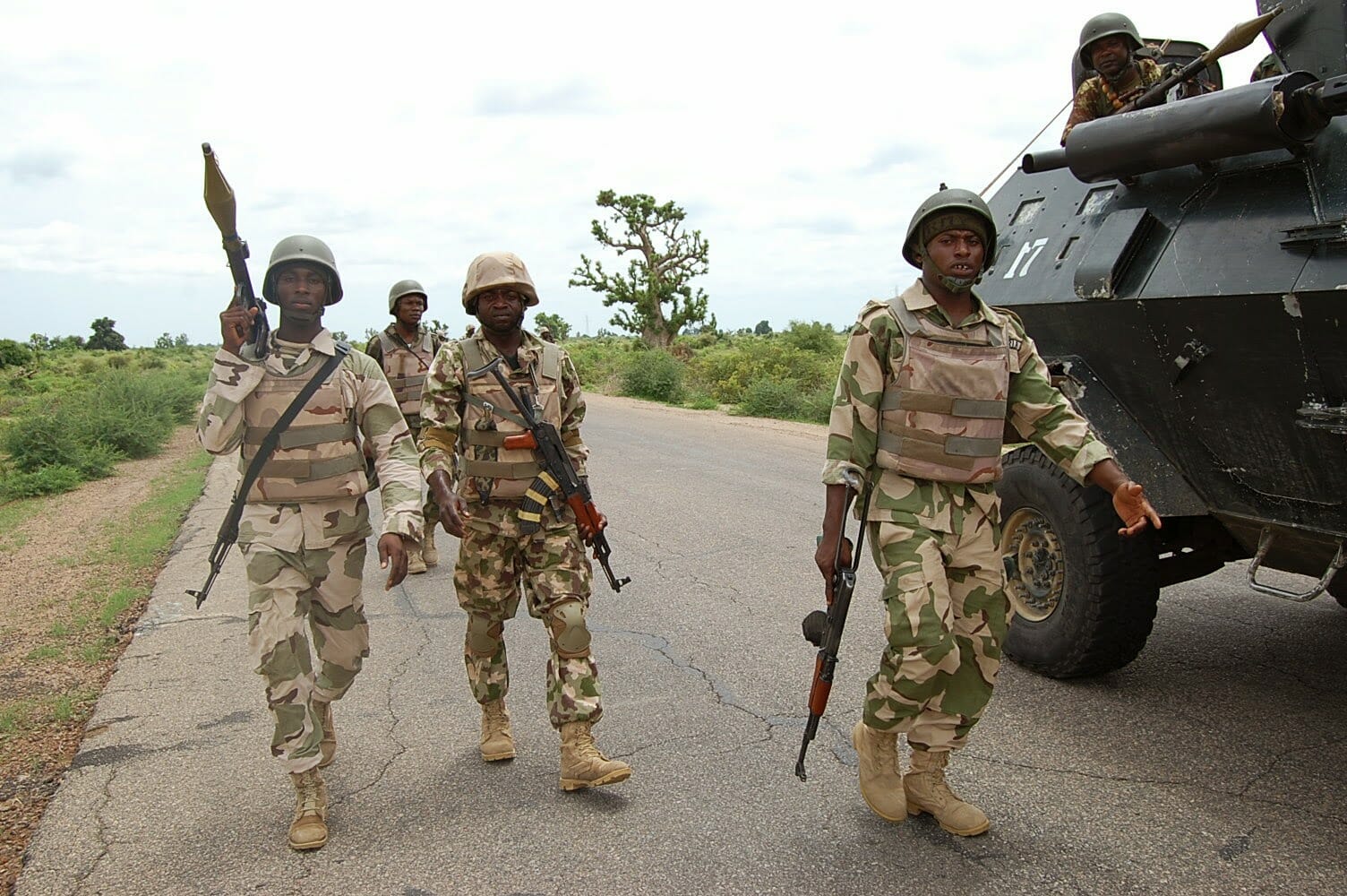 Nigerian Military on National Defence Assignment