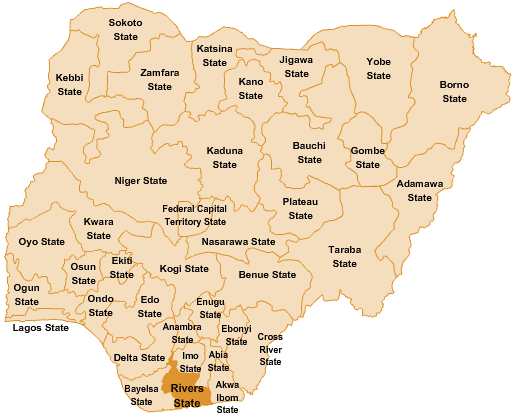 Rivers State Map