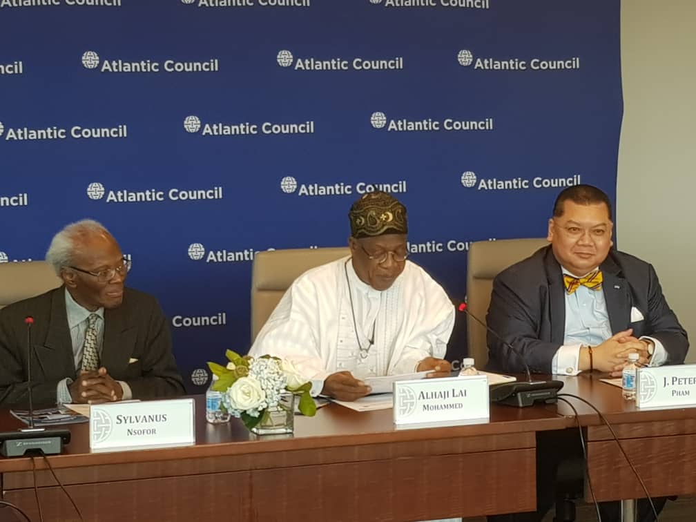 Lai Mohammed at Roundtable