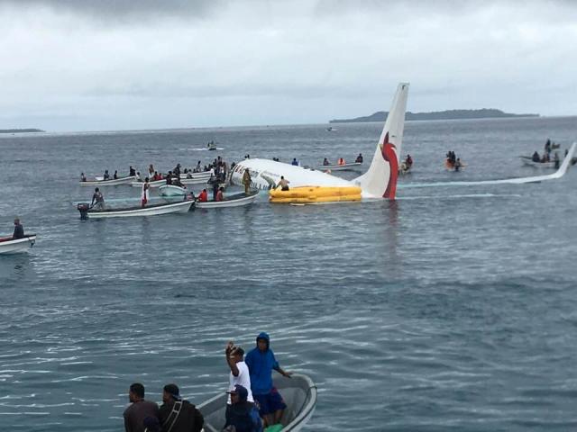 Air Niugini plane crashed